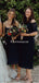 Off-The-Shoulder Navy Lace A-line Long Cheap Bridesmaid Dresses, BDS0076
