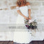 Off Shoulder Casual Cheap Ivory Lace Wedding Dresses Online, TYP0798