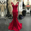 Newest Hot Pink Satin Long Mermaid Special Design Long Prom Dresses, TYP0012