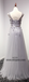 Appliques Beading Tulle Long Floor Length Prom Dresses, Scoop Backless Prom Dresses, TYP0358