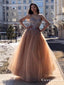 Newest Hot Selling Charming Sweetheart Sleeveless Beaded A-line Organza Long Cheap Prom Dresses, PDS0006