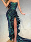 New Arrival Hot Selling Sparkly Sweetheart Sequin A-line Long Cheap Evening Party Prom Dresses, TYP2106