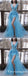 Dreamy Mermaid Blue V-neck Sleeveless Prom Dresses with Detachable Train Split, TYP1740