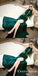 Gorgeous Mermaid Green Long Formal Prom Dresses with Slit, TYP1738