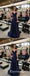 Simple A-Line Navy Blue Long Prom Dresses with Open Back, TYP1722