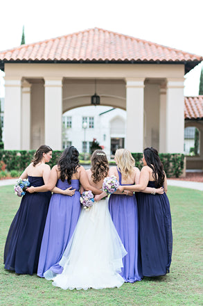 Different Color A-line Sweetheart Chiffon Long Cheap Bridesmaid Dresses, BDS0081