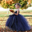 One Shoulder Cute Tulle Ball Gown Flower Girl Dresses, TYP1246