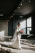 Simple Long Sleeve Backless Long Beach Wedding Dresses, TYP1570