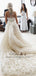 Unique A-Line Strapless Court Train Tiered Tulle Wedding Dresses, TYP1542