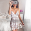 A-Line Spaghetti Straps Short Ivory Empire Lace Homecoming Dresses, TYP0739