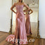 Sexy Lace And Satin Sweetheart Sleeveless Side Slit Mermaid Long Prom Dresses, PDS0953